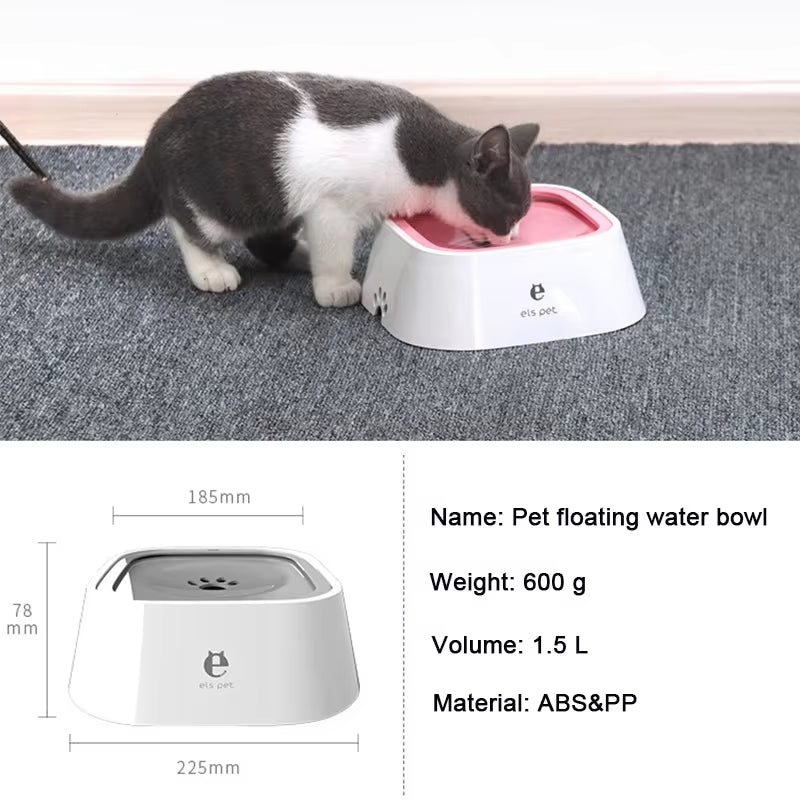 Say goodbye to messy water spills! 🌊🐾 Check out our Floating Pet Water Bowl - the perfect splash-free solution for your furry friends! 🐶🐱✨ Portable and no more wet mouths, it's a game changer! #PetLovers #HappyPets